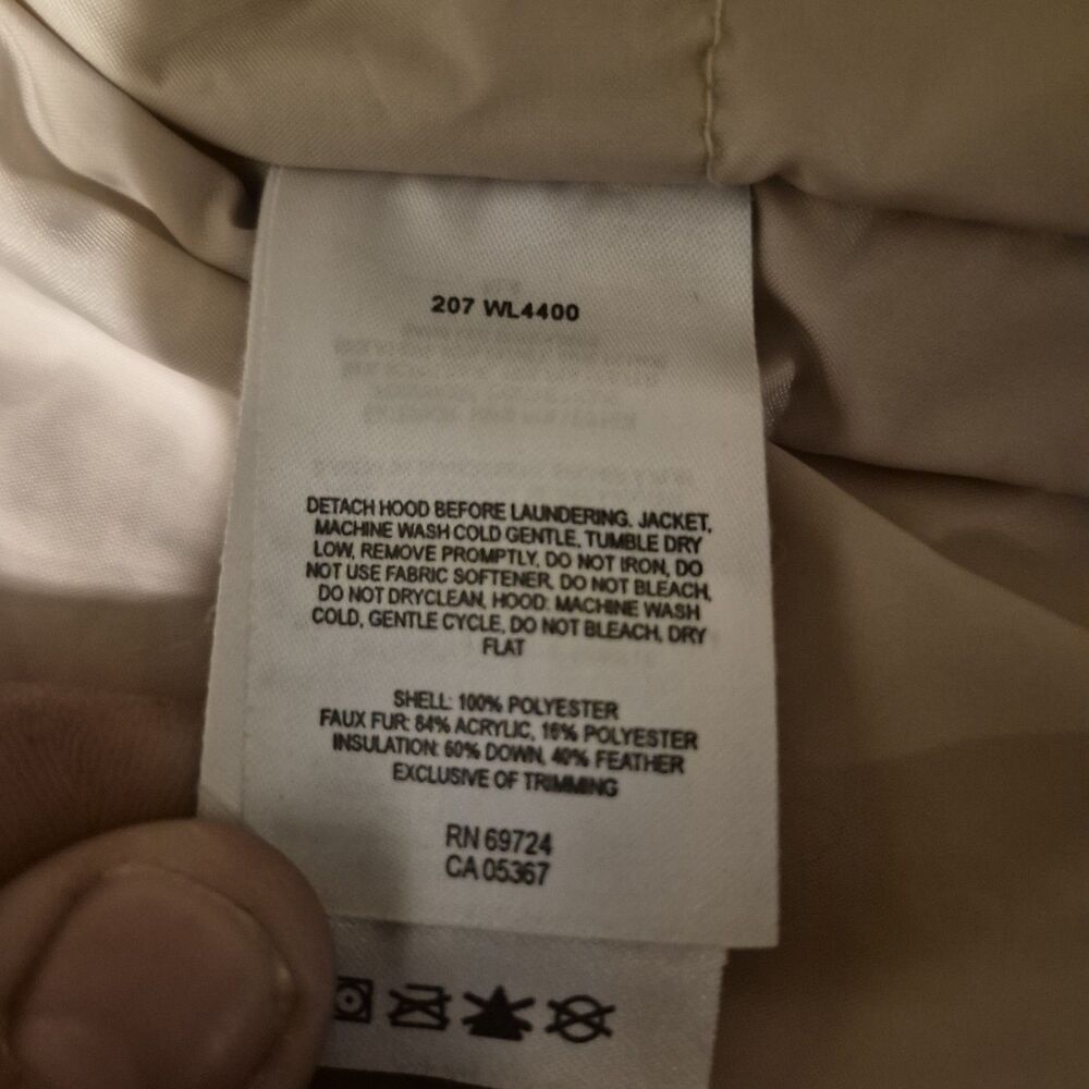 Columbia Women’s Medium White Down Winter Coat XCO Detachable Hood - Picture 11 of 16